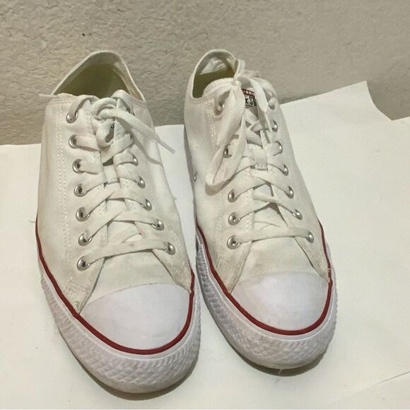 Converse Chuck Taylor All Star Low Top - Optical White Men's Sz 13 Shoes M7652 - Picture 3 of 11